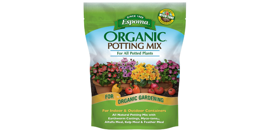 Espoma Organic Potting Soil Mix - All Natural Potting Mix for All Indoor & Outdoor Containers Including Herbs & Vegetables. for Organic Gardening,...