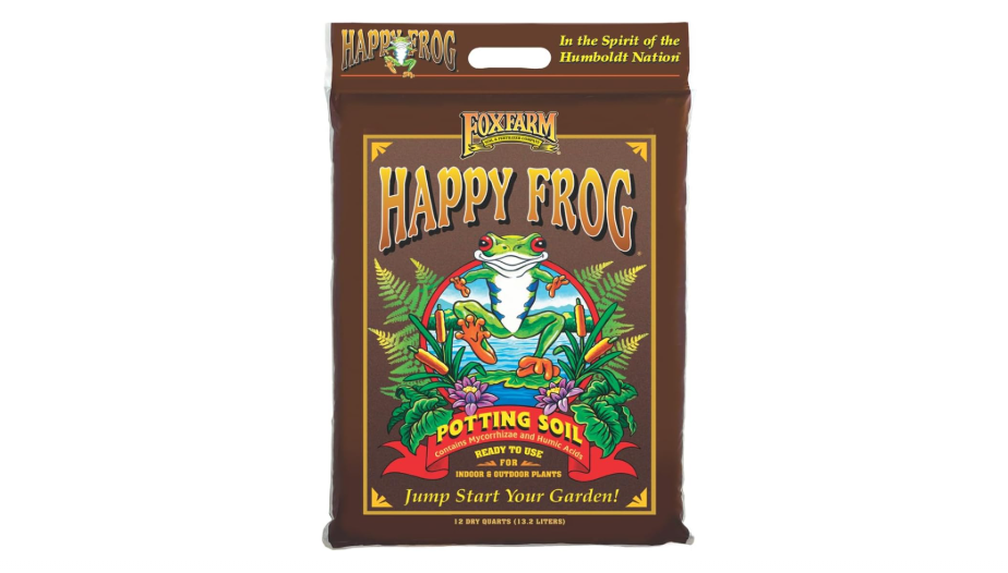  FoxFarm Happy Frog Potting Soil, 12qt – for Indoor/Outdoor Container Plants, Improves Root Efficiency, pH Adjusted for Optimal Nutrient Uptake – Contains...
