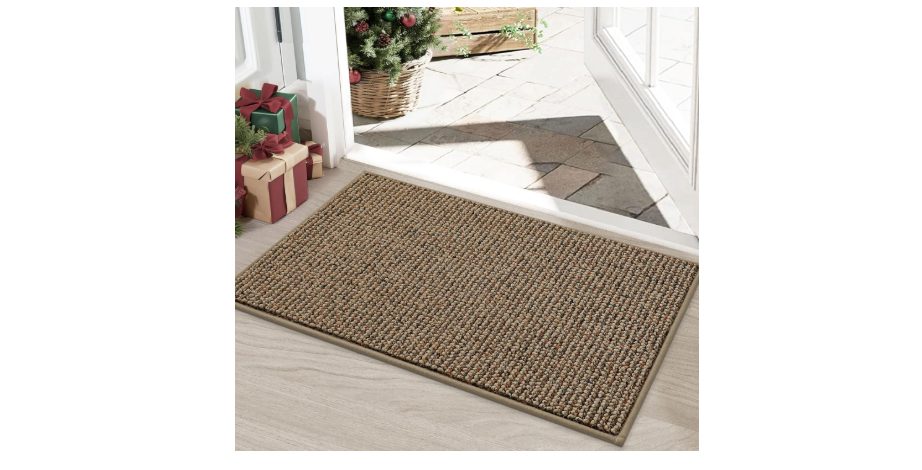 BEQHAUSE Dirt Trapper Door Mat 20" x 32", Non-Slip Washable Doormats Entrance Mat, Dirt Resistant and Absorbent Welcome Mat, Low Profile Floor Mats...