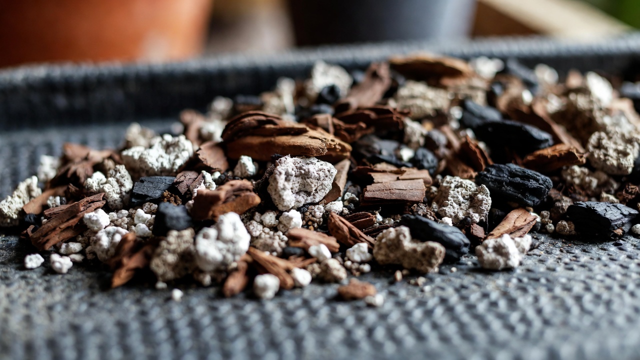 chunky well draining soil mix for albo monstera