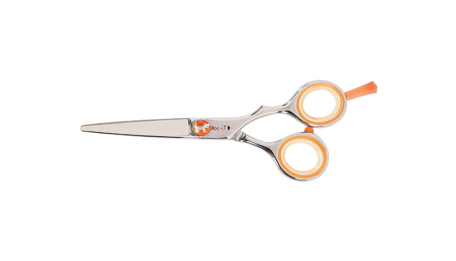  Cricket Centrix Roc-It Dog R 500 5” Professional Stylist Barber Hair Shears for Cutting - Precision Cast Convex Blade Hair Scissors, Offset Grip - Ideal for...
