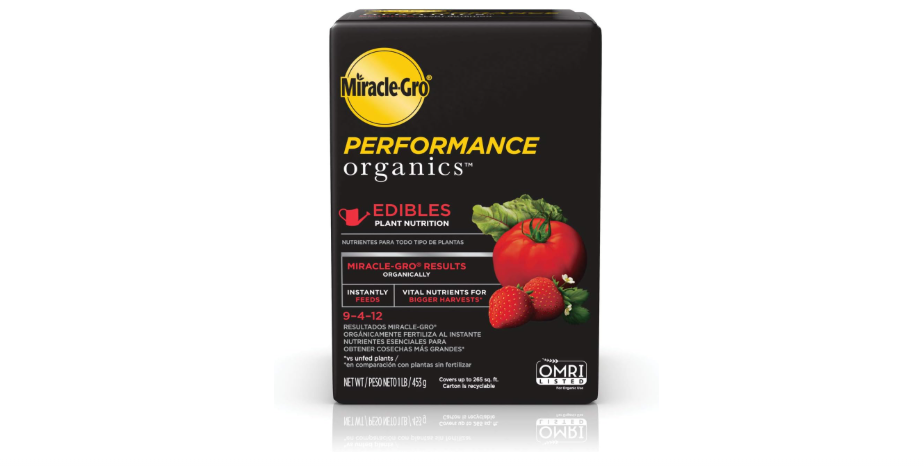 
Miracle-Gro Performance Organics Edibles Plant Nutrition - Organic Plant Food Feeds Instantly, for Tomatoes, Vegetables, Herbs and Fruits, Promotes a...
