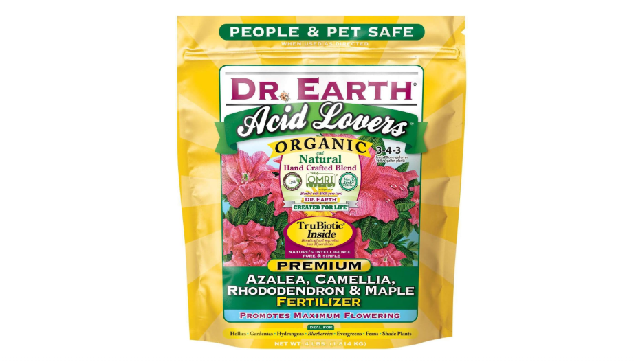 Dr. Earth Acid Lovers Azalea, Camellia, Rhododendron & Maple Fertilizer 4 lb