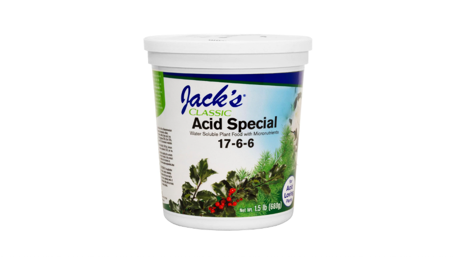 Jack's Classic 17-6-6 Acid Special Water-Soluble Fertilizer with Micronutrients to Promote Vegetative Growth and Blooms in Acid Loving Plants, 1.5lbs