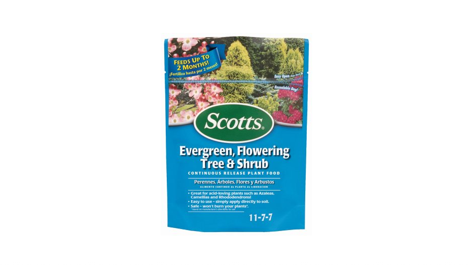 Continuous Release Evergreen Flowering Tree & Shrub 11-7-7 Formula, 3-Lb.