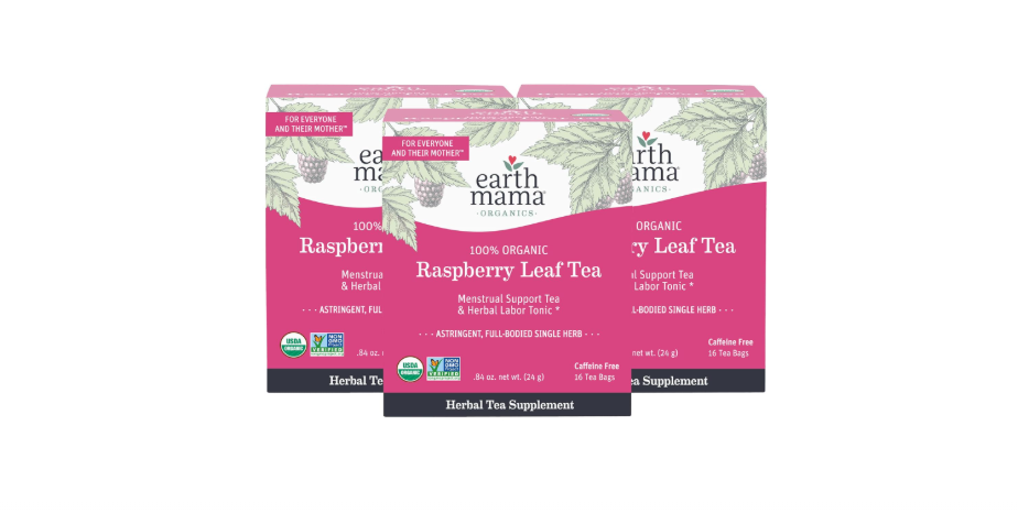 Earth Mama Organic Red Raspberry Leaf Tea | Labor Prep & Menstrual Support Herbal Tea, Pregnancy & Postpartum Care Recovery | 48 Teabags | Caffeine...