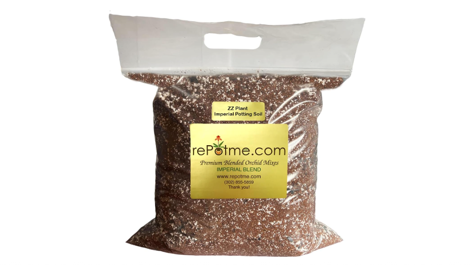 rePotme ZZ Plant Potting Soil - Imperial Houseplant Mix - Junior Bag (4 Quarts) - Great Potting Mix for Indoor Plants