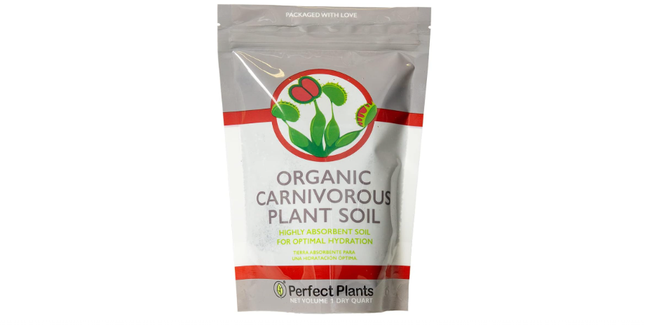 
Perfect Plants Carnivorous Plant Soil | Organic Premium Mix | Use with Venus Fly Traps, Pitcher Plants, or Other Carnivorous Plants (1 qt.)