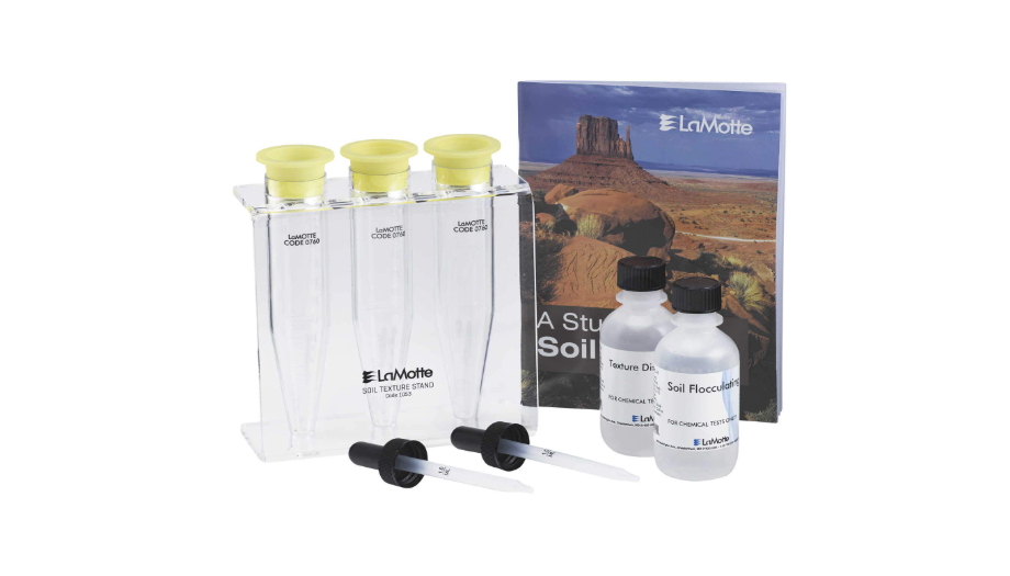 Lamotte Soil Texture Test Kit for Sand, Silt, and Clay Fractions; 50 Tests