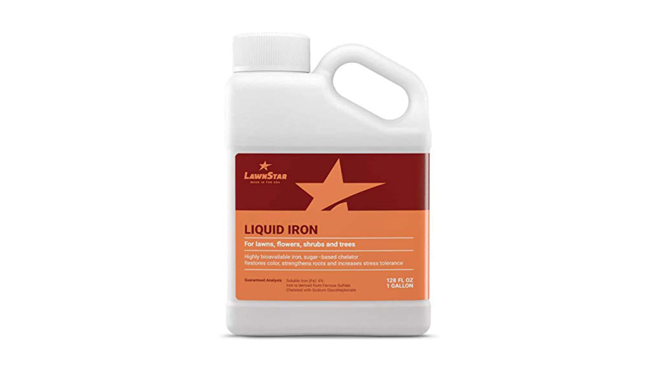 LawnStar Liquid Iron (1 Gallon) for Plants - Multi-Purpose, Suitable for Lawn, Flowers, Shrubs, Trees - Treats Iron Deficiency, Root Damage & Color...