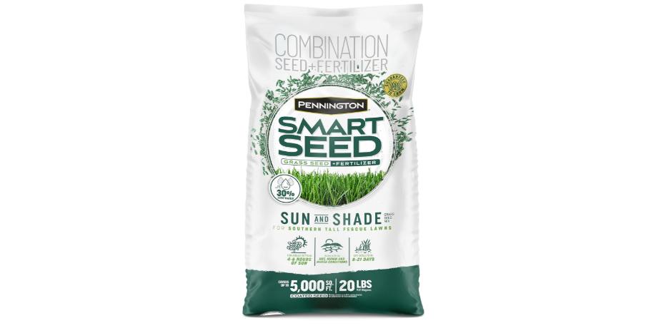 Pennington Smart Seed Sun and Shade Tall Fescue Grass Seed Mix for Southern Lawns 20 lb