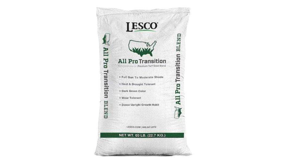 Lesco All-Pro Transition Tall Fescue Grass Seed Blend – (10 lbs) **Non-Returnable** Drought-Tolerant, Heat & Shade Resistant, Insect-Resistant Lawn Seed...