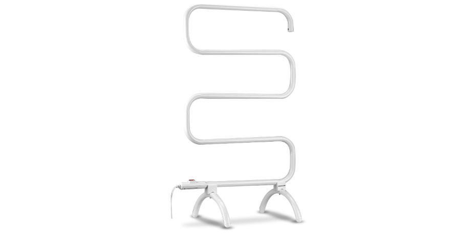 Homeleader Towel Warmer and Drying Rack, Heated Towel Rack, Wall Mount & Free Standing Towel Heater for Bathroom, 120W