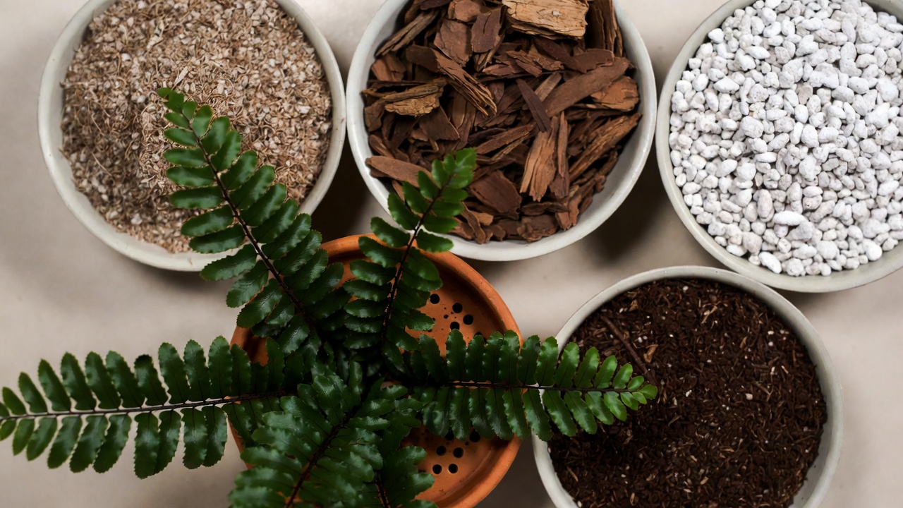 Potting mix ingredients for crocodile fern soil blend