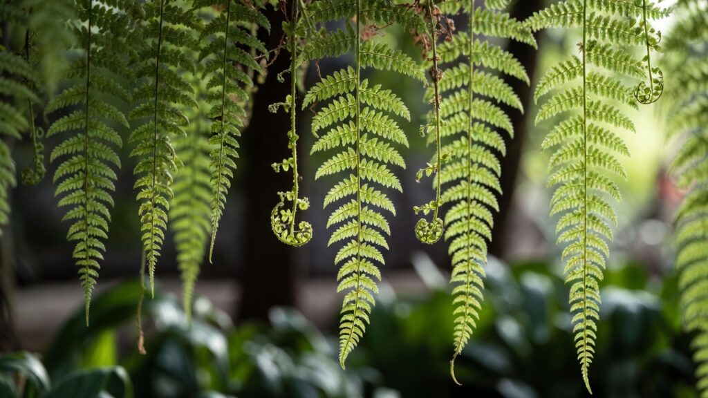 hanging ferns