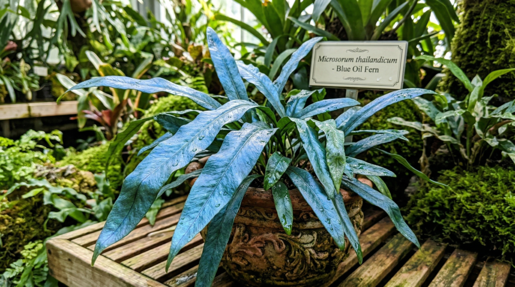 blue oil fern