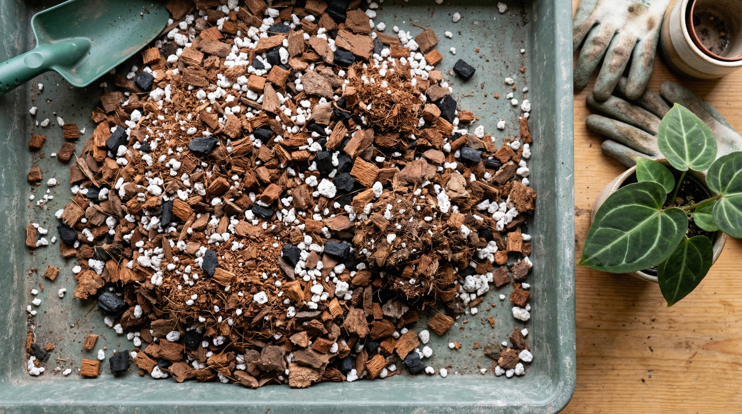 Best soil mix for anthurium magnificum with bark and perlite