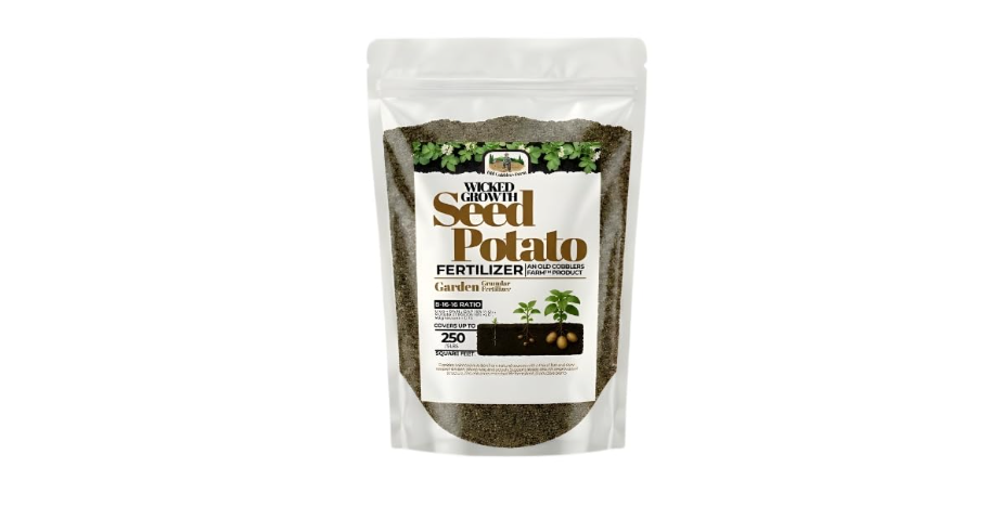 Old Cobblers Farm™ Wicked Growth Seed Potato Fertilizer-Strengthens Roots, Boosts Yields, and Supports Healthy Potato Growth with Eco-Friendly, Slow-Release...