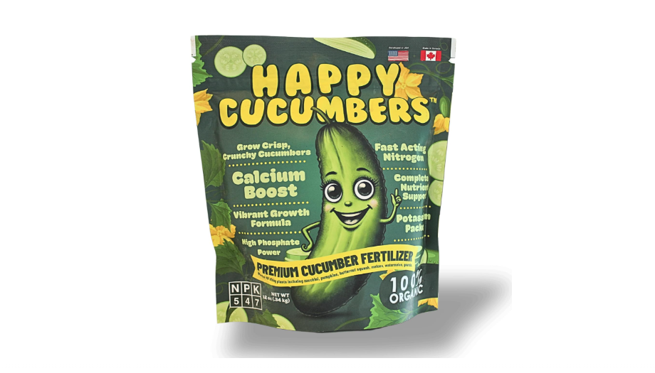 
Happy Cucumber Fertilizer by Happy Nutrients Organic Premium Fertilizer for Cucumbers, Zucchini, Pumpkins, Squash & Melons – Fast-Acting, Nutrient-Rich...

