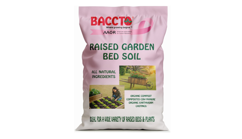 
Michigan Peat Company BACCTO Raised Bed Soil with Organic Compost, Manure, & Earthworm Castings for All Plant Types, 1.5 Cubic Feet