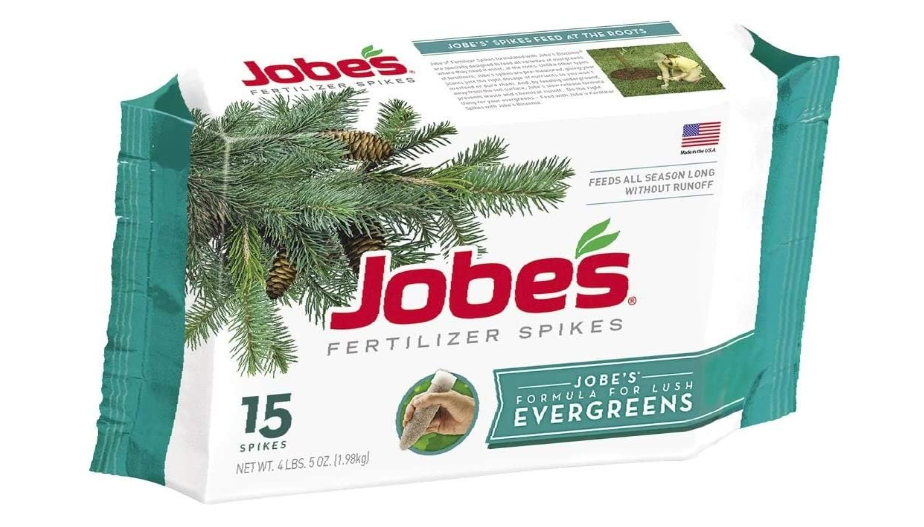 Jobe's 01661 Evergreen Fertilizer Spikes, 15, Brown - 1 Pack, 1661161220-n