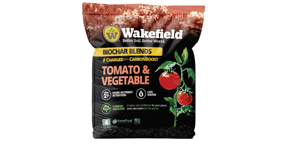 
Wakefield Premium Biochar Blend – Organic Potting Soil for Vegetables, Tomatoes & Gardens – Potting Mix Enriched with Humic Acid & CarbonBoost –...