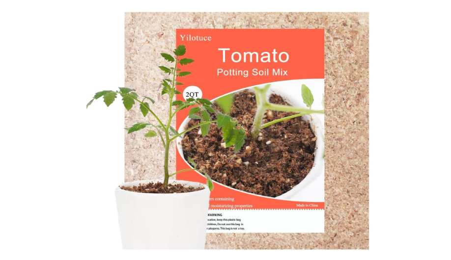 
Yilotuce 2 Quarts Lightweight Tomato Potting Soil, Premium Potting Soil Outdoor and Indoor, Long-Lasting Moisturisation and Fast Drainage