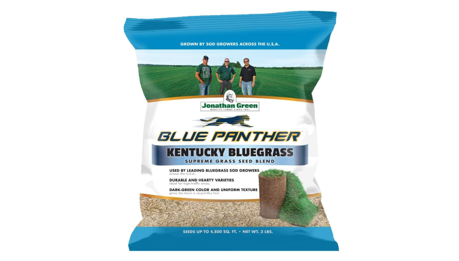 
Jonathan Green (11970) Blue Panther Kentucky Bluegrass Grass Seed - Cool Season Lawn Seed (3 lb)