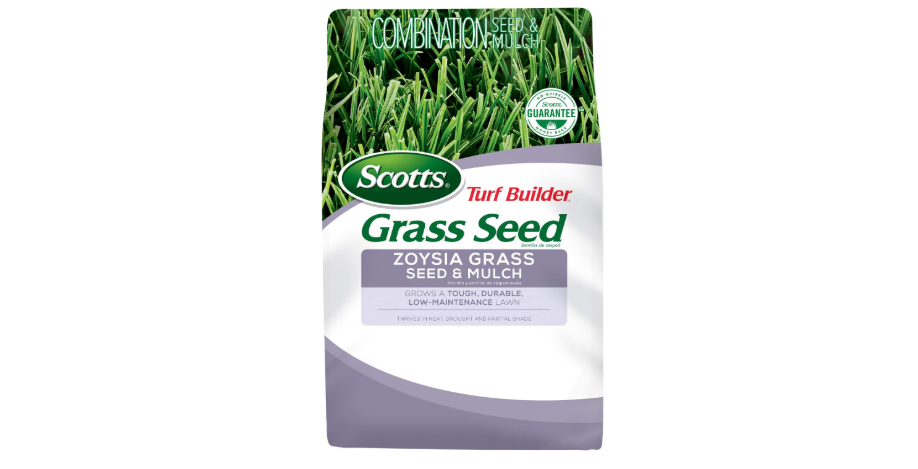 
Scotts Turf Builder Zoysia Grass Seed & Mulch, Grows a Tough, Low-Maintenance Lawn, 5 lbs.
