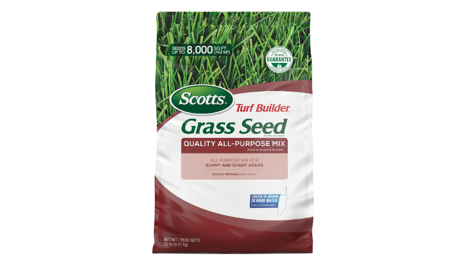 
Scotts Turf Builder Grass Seed Quality All-Purpose Mix for Sunny and Shady Areas, 20 lbs.