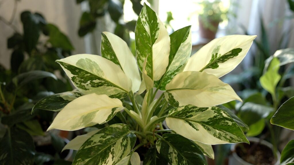 white wizard philodendron