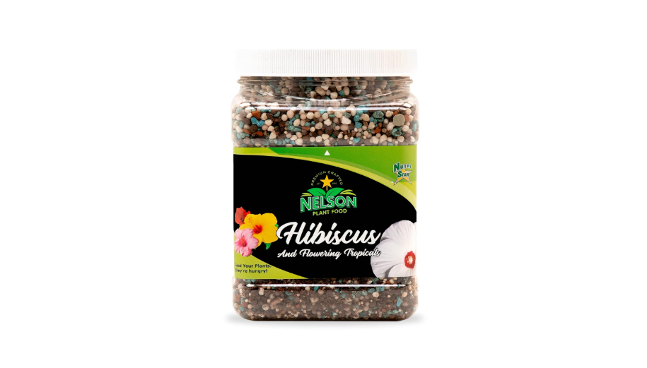  Nelson Plant Food - NutriStar Hibiscus Fertilizer - Outdoor and Indoor Plant Food - Tropical Hibiscus Fertilizer For All Flowering Tropical Plants