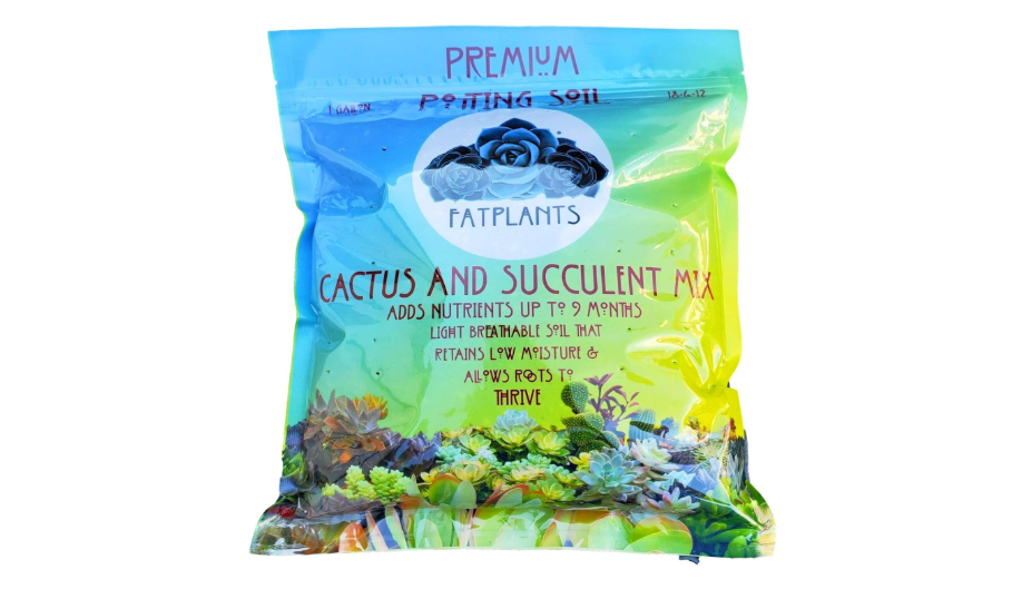  Fat Plants San Diego Premium Cacti and Succulent Potting Mix Soil - for Cactus Palm Tree Citrus Plant Grown in Gardening Containers - Indoors & Outdoors... 