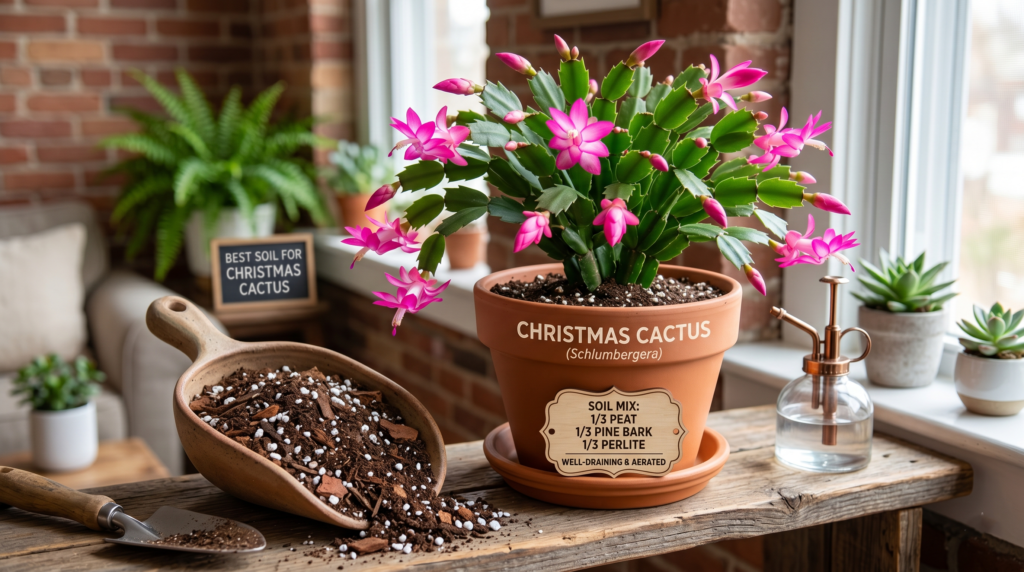 best soil for christmas cactus