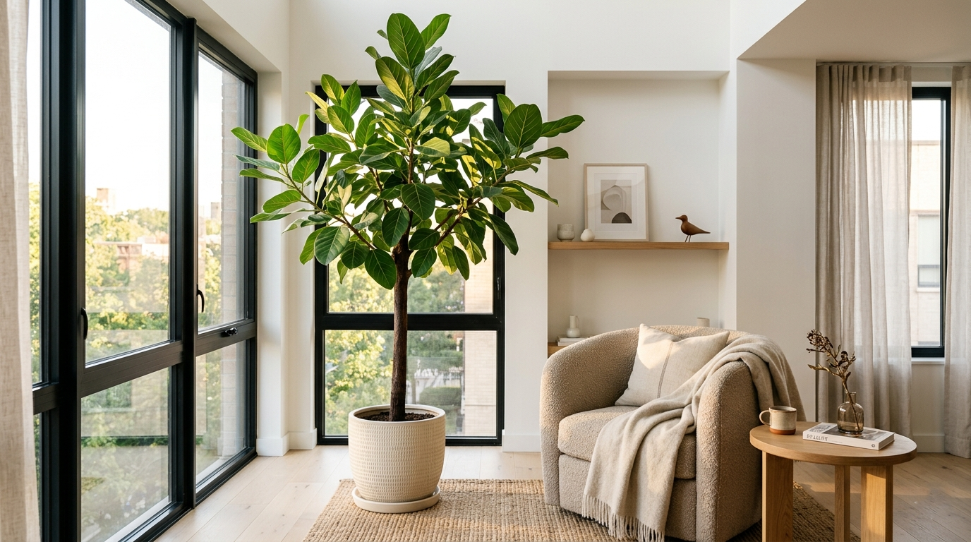 Best indoor placement ideas for a ficus audrey tree in a modern home