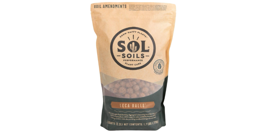 
Sol Soils LECA Balls - Lightweight & 100% Natural Hydroponic Clay Pebbles for Plants - Soil Amendments to Improve Drainage, Aeration, and Support...