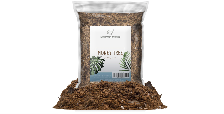 
Money Tree Soil (4 Quarts), Potting Mix for Planting/Repotting Pachira Aquatica, All-Natural Custom Soil Blend