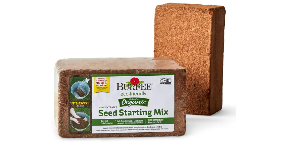 
Burpee Organic Coconut Coir Concentrated Seed Starting Mix, 16 Quart