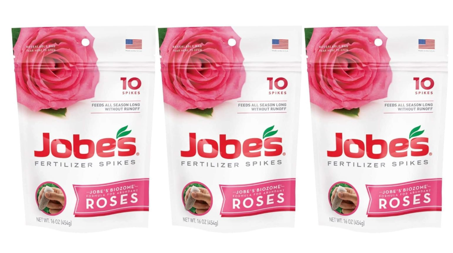 Jobe's Rose Fertilizer Spikes, 10 Spikes 3 Pack