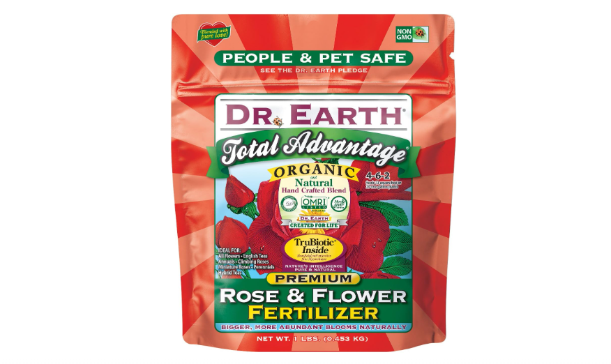 Dr. Earth 72855 1 lb 4-6-2 MINIS Total Advantage Rose and Flower Fertilizer