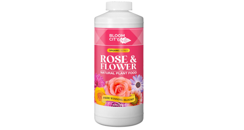 
Bloom City Rose & Flower Plant Food – Liquid Fertilizer for More Blooms, Vibrant Color & Healthy Growth, 32 oz