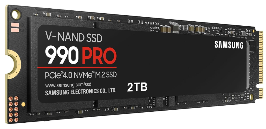 
Samsung 990 PRO SSD 2TB NVMe M.2 PCIe Gen4, M.2 2280 Internal Solid State Hard Drive, Seq. Read Speeds Up to 7,450 MB/s for High End Computing, Gaming, and...