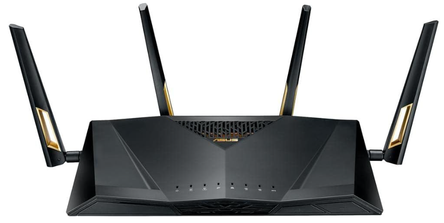 
ASUS RT-AX88U AX6000 Dual Band WiFi 6 Gaming Router, 8 Ports, Lifetime Security, Adaptive QoS