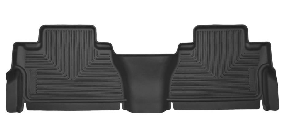  Husky Liners X-act Contour Floor Mats | Fits 2014-2020 Toyota Tundra, CrewMax & Double Cab | 2nd Row, 1-pc Black - 53821