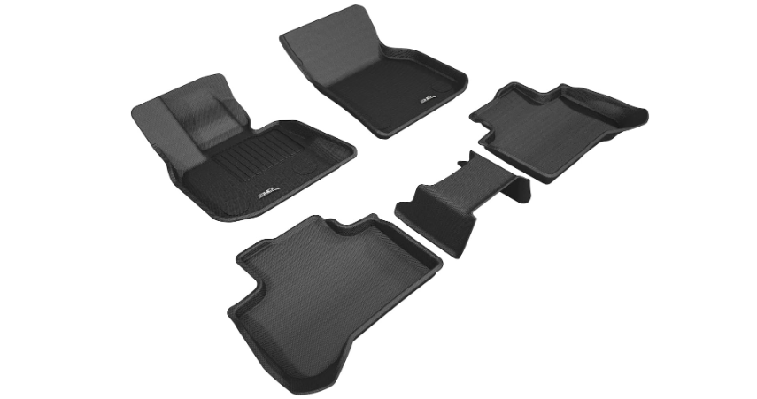 3D MAXpider Custom Fit Kagu Floor Mat (Black) Compatible with BMW X3 (G01) 2018-2026 / X4 (G02) 2019-2026 - Full Set