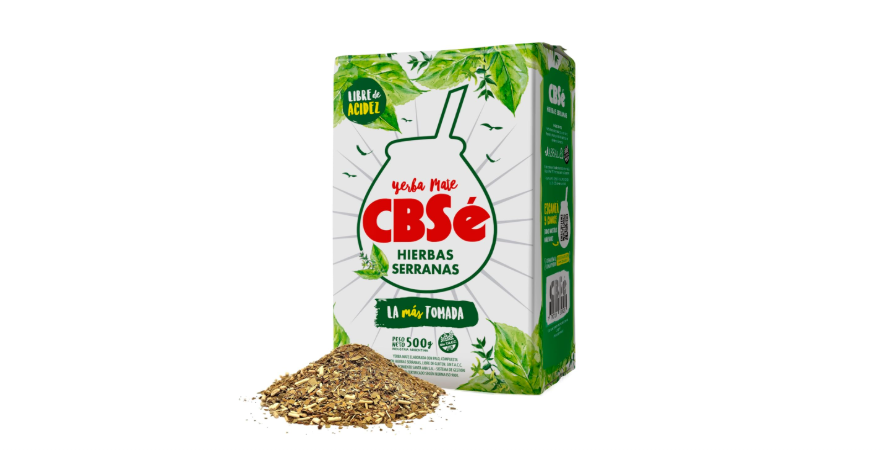 CBSé Yerba Mate Hierbas Serranas – 500 g (1.1 lb) Loose Leaf Yerba Mate Tea with Mountain Herbs, Naturally Caffeinated, Gluten-Free.