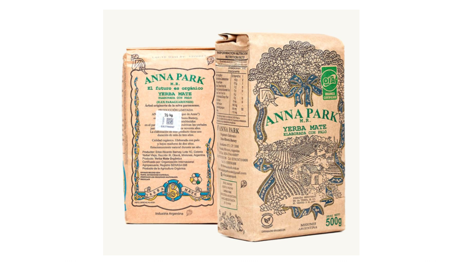 Anna Park Yerba Mate from Argentina - Organic - 1.1 LB (500gr)