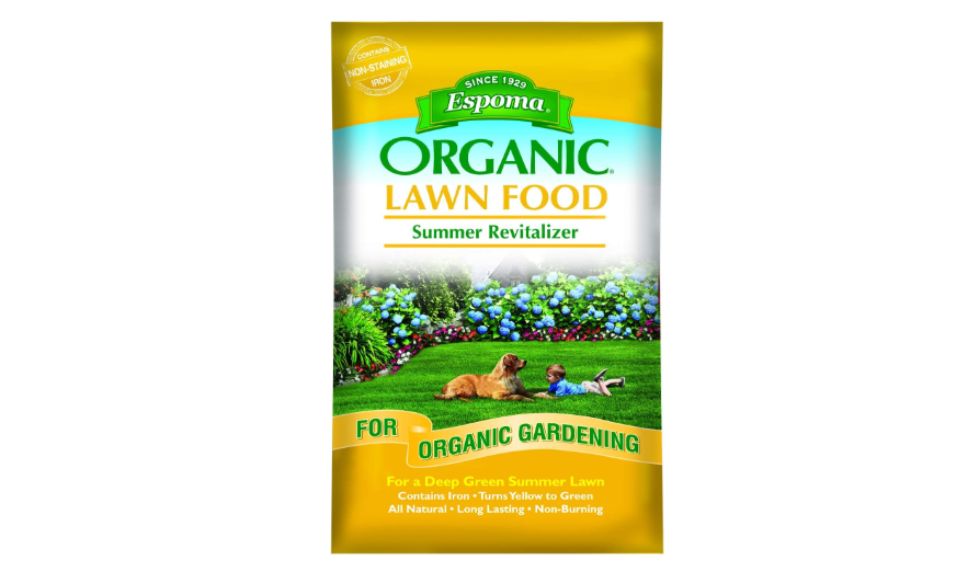 
Espoma Organic Lawn Food Summer Revitalizer 8-0-0 Natural & Organic Fertilizer for All Lawns; Provides Iron & Long Lasting Organic Nitrogen for a...