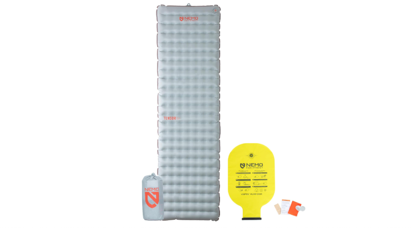 NEMO Equipment Tensor All-Season Ultralight Insulated Sleeping Pad - Regular (72"x20") - Blade/Spicy Orange