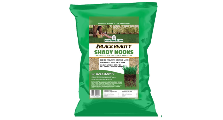  Jonathan Green (11960) Black Beauty Shady Nooks Grass Seed - Cool Season Lawn Seed (25 lb)